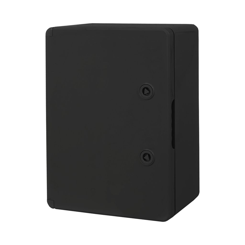 Schaltschrank ABS 250x350x150 Schwarz Kunststoff IP65 Produktbild 