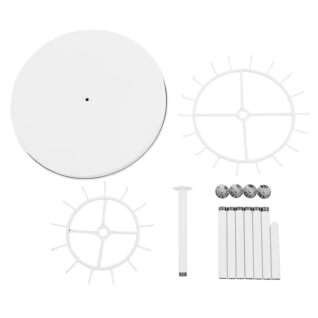 Porte-cravates vertical blanc : fini le désordre avec ce support de sol - 3