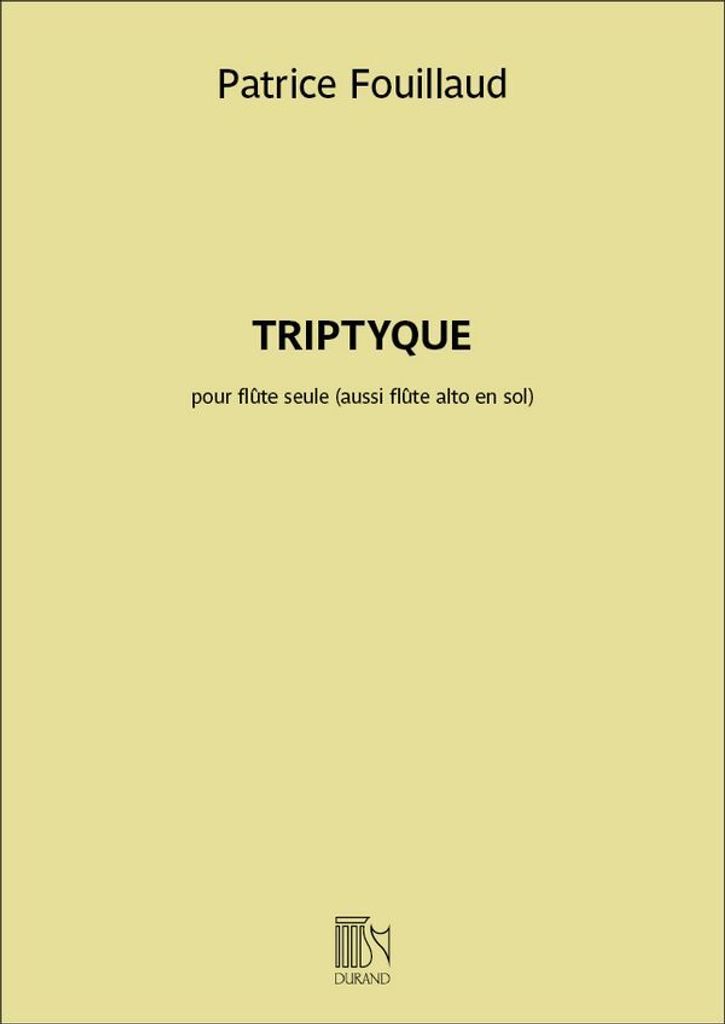 DF16316 Triptyque pour flûte