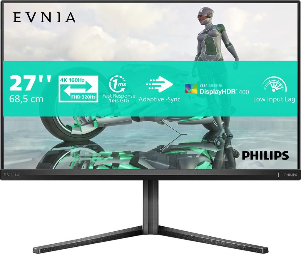 Philips Evnia Gaming 27m2n3800a 27 ́ ́ 4k Ips Wled 160hz Gaming-monitor Durchsichtig One Size / EU Plug 220V Durchsichtig One Size