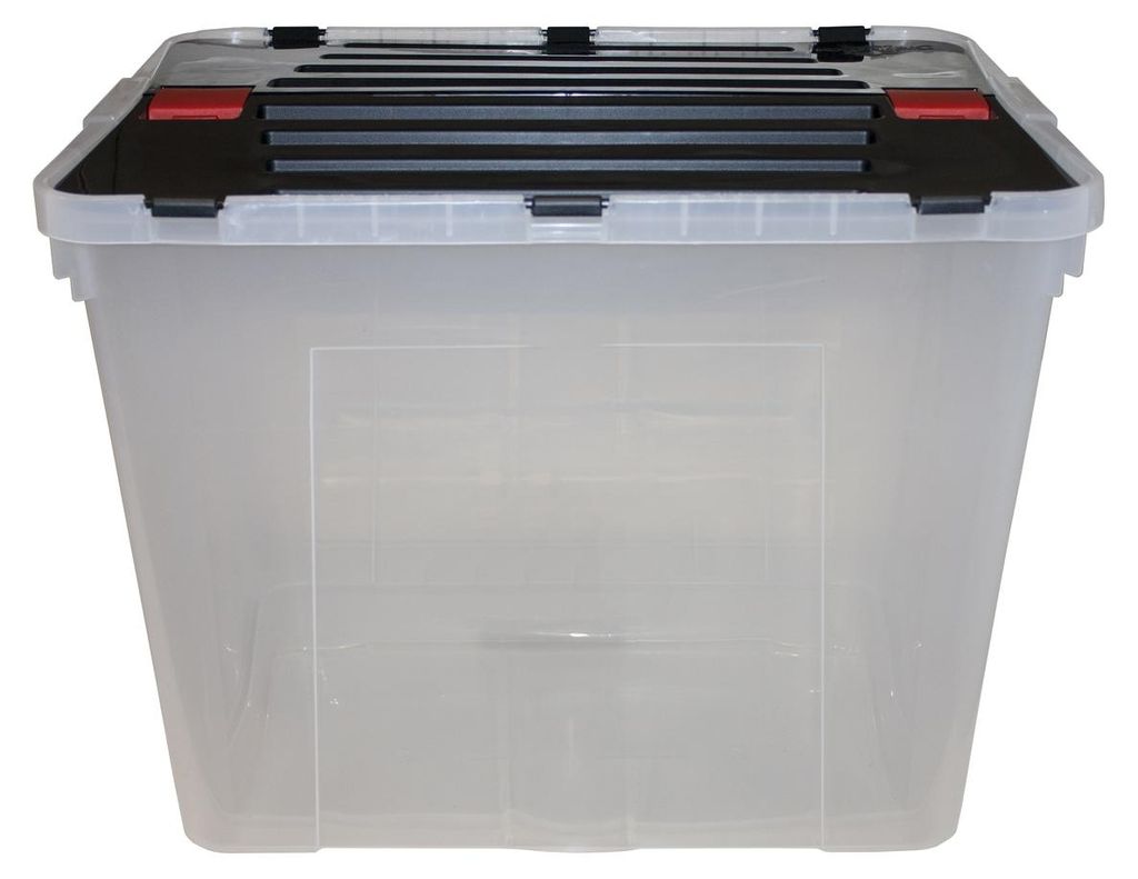 Heidrun 1643, Universalbehälter, 30 l, Pink, Transparent, Produktbild 