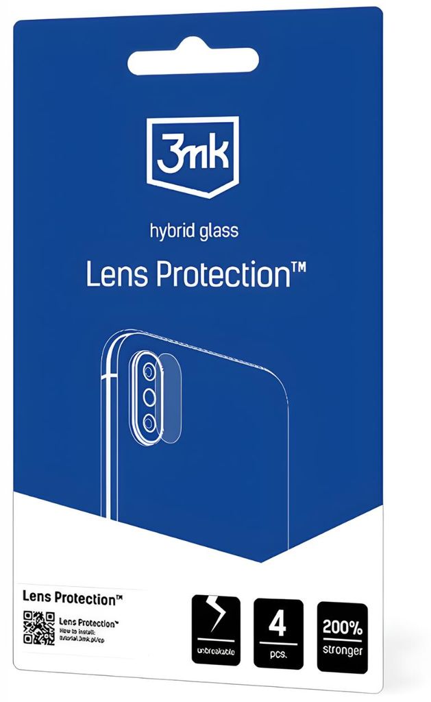 Verres de Protection 3mk pour Caméra iPhone 17 Pro Max - Image du produit 