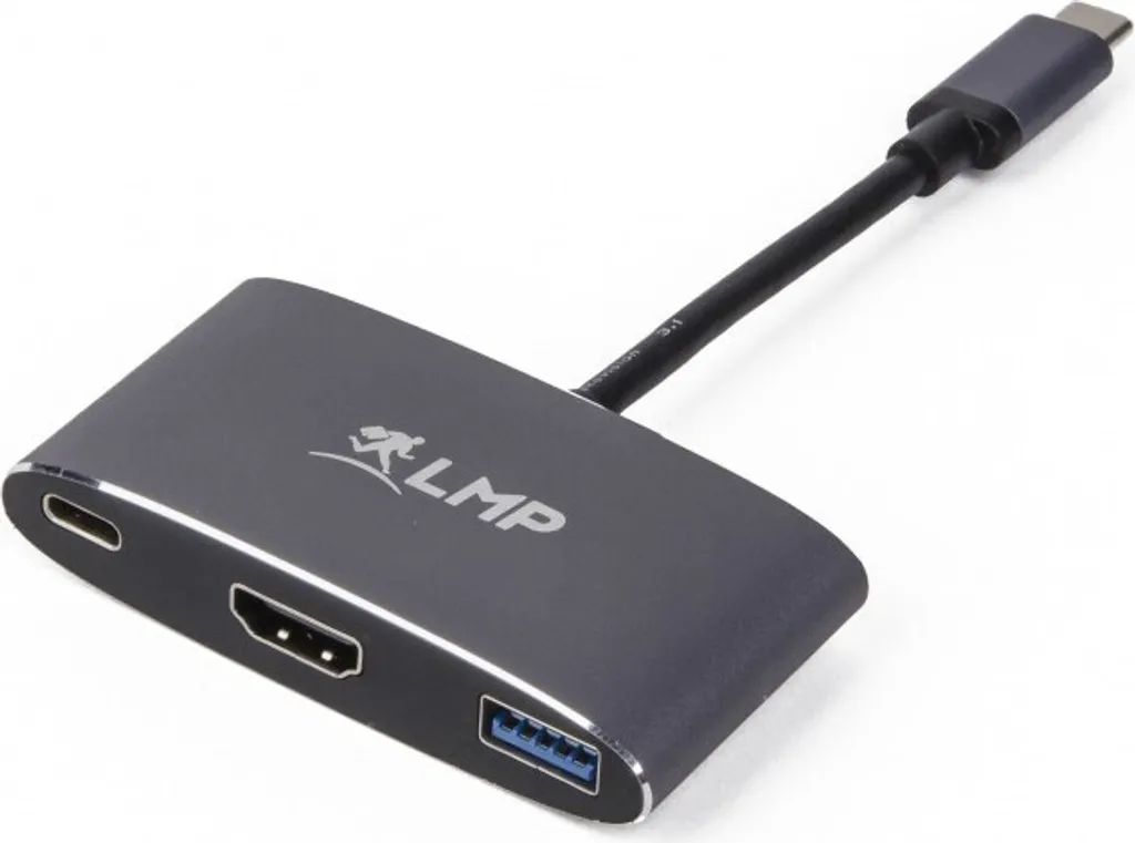 Hub Multiport USB-C avec Sortie HDMI 4K et Port USB 3.0 - Coloris Gris