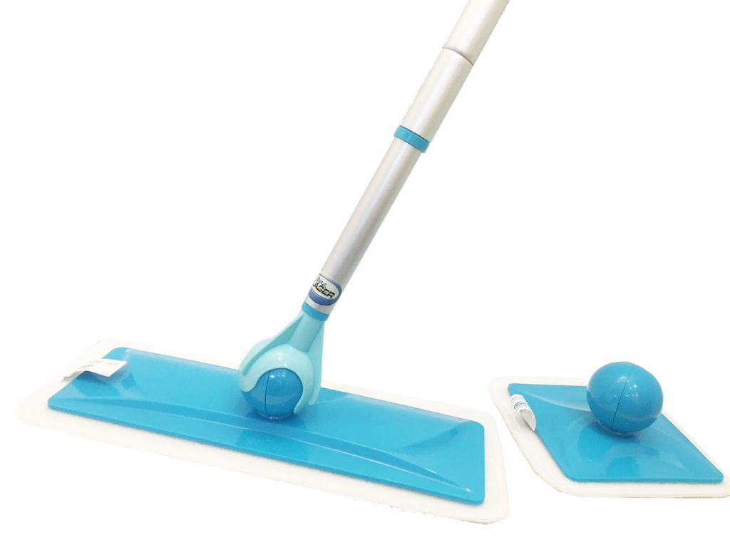 Aqua Laser - Clickball Mop-Set - 9-teilig - Blau