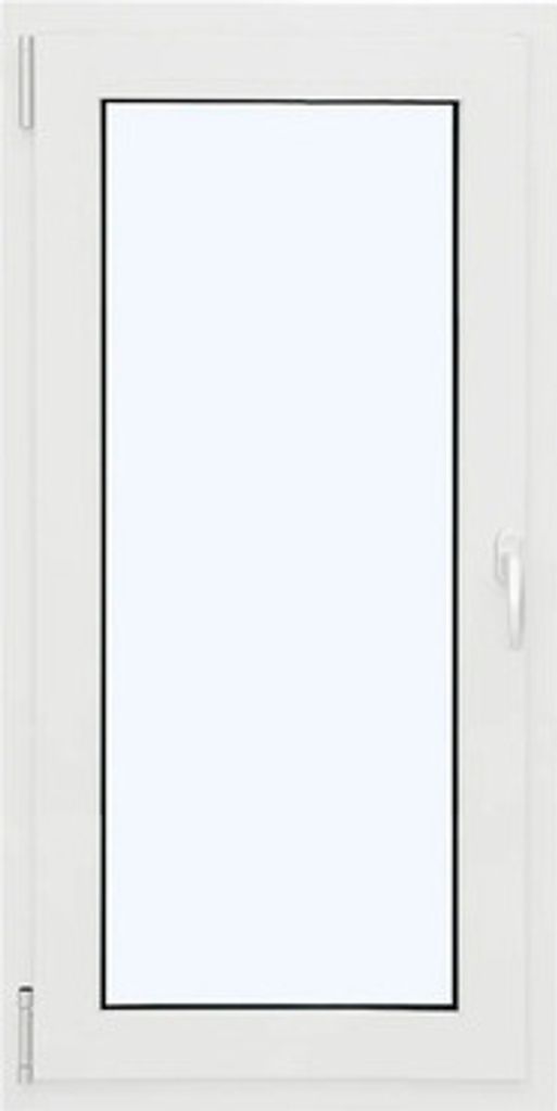 ARON Ternum Aluminiumfenster RAL 9016 verkehrsweiß 1 Flügelig (Dreh-Kipp) 700x1300 mm DIN Links
