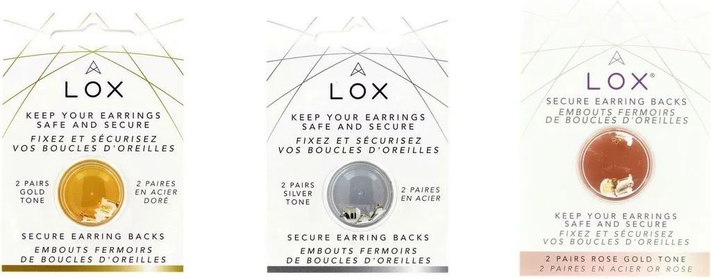 Boucles d'oreilles LOX : stop aux pertes et irritations hypoallergénique