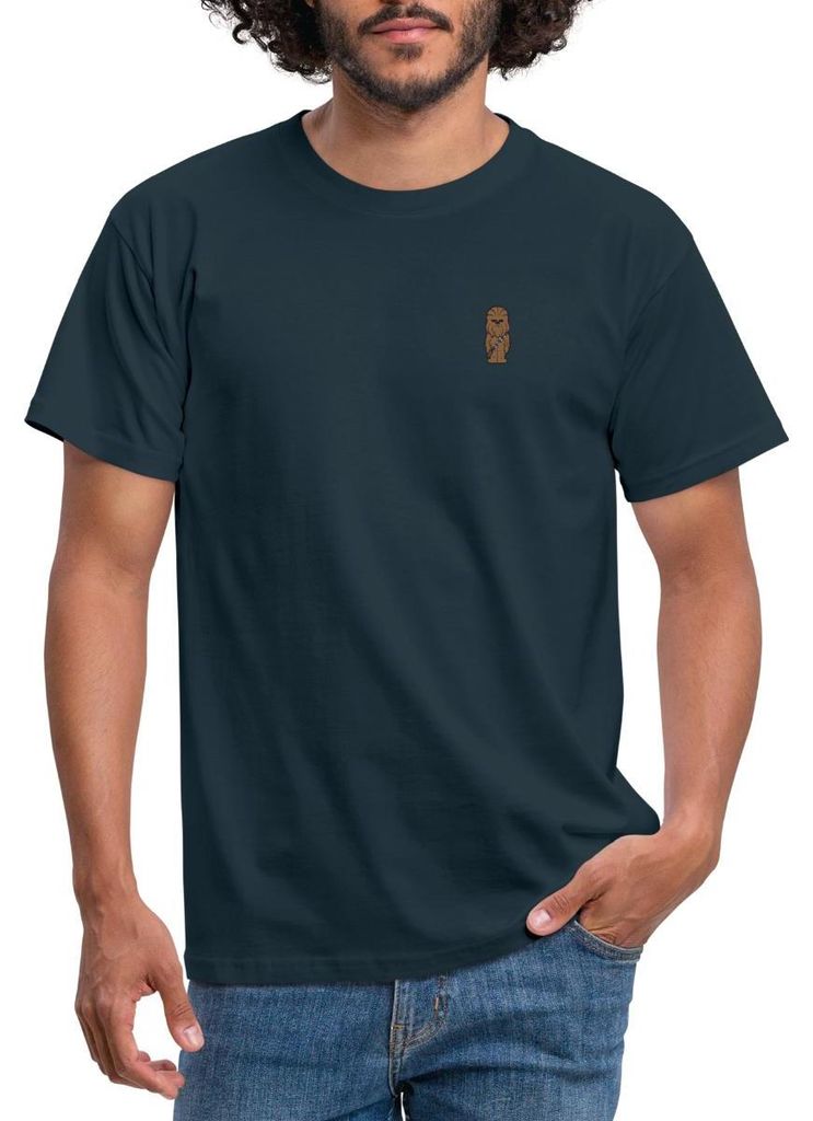 Star Wars Chewbacca Chestprint Männer T-Shirt, M, Navy
