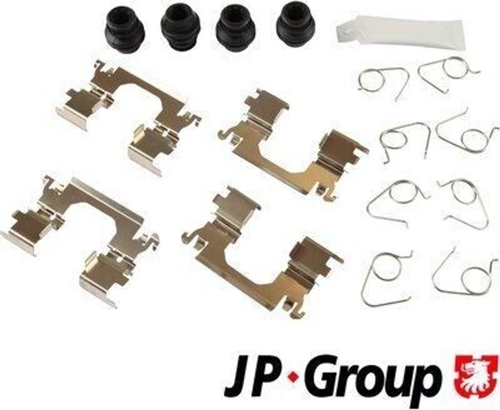 JP GROUP 4064002310 Zubehörsatz Scheibenbremsbelag Vorne Vorne Rechts für VW ARTEON (3H7) für OPEL GRANDLAND X (A18) für RENAULT Kadjar (HA, HL)
