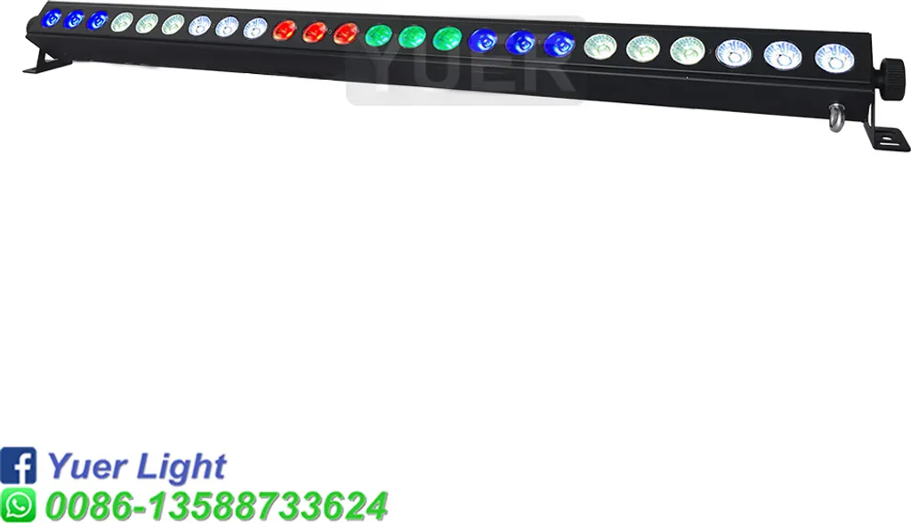 Solution Éclairage Mural LED 24X4W DMX 100W RGBW contre Murs Ternes - 4