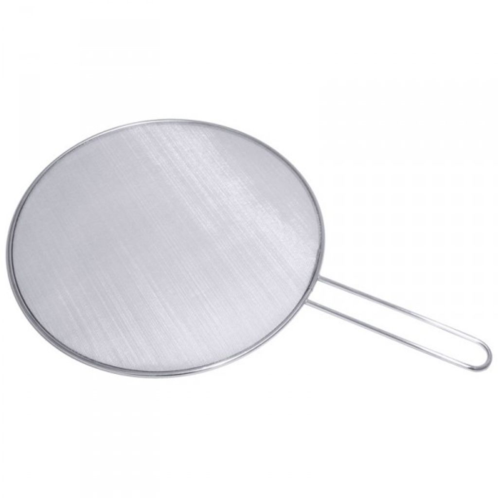 Pfannen-Fettspritzschutz, aus Edelstahl 18/10, sehr feines Gewebe, Ø 33 cm