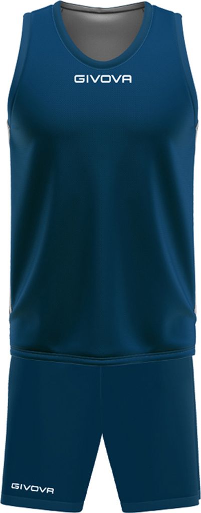 blu/bianco 3XL|Givova Basketball Wende Trikot-Set KITB03-0403