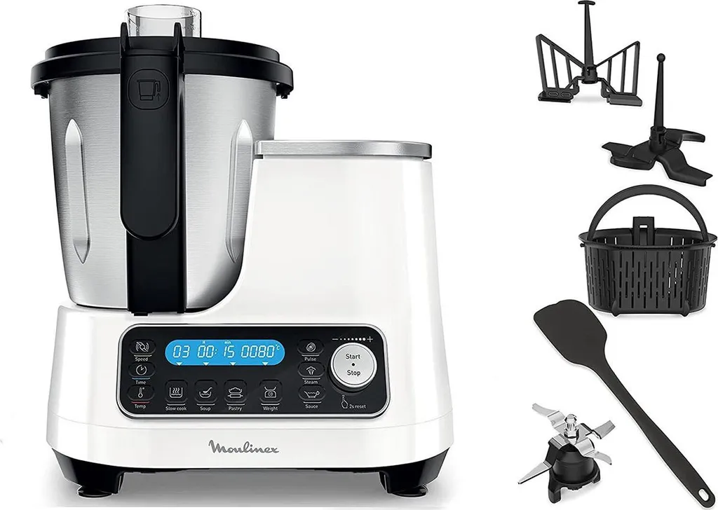 Dites adieu aux plats préparés avec le robot cuiseur Moulinex ClickChef 3.6L