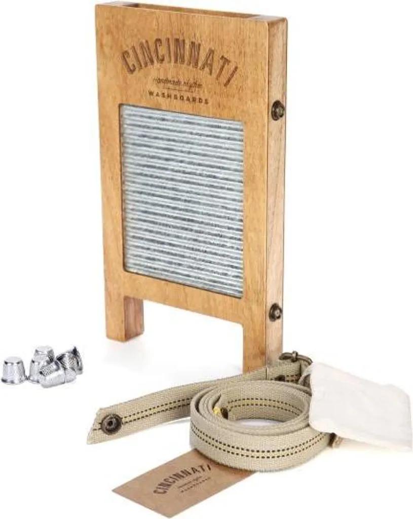 Mini Washboard Percussion CW-1 Pocket : Rythmique Portable avec Chiffon - 4