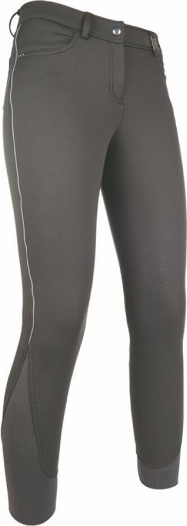 HKM Damen Softshell Reithose Emperor anthrazit Silikon Vollbesatz, Größe:46