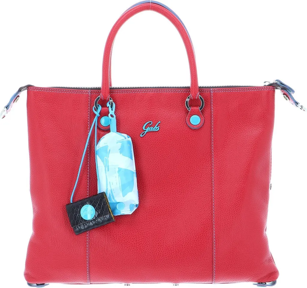 Sac à main transformable en cuir rouge Gabs G3 Plus avec bandoulière