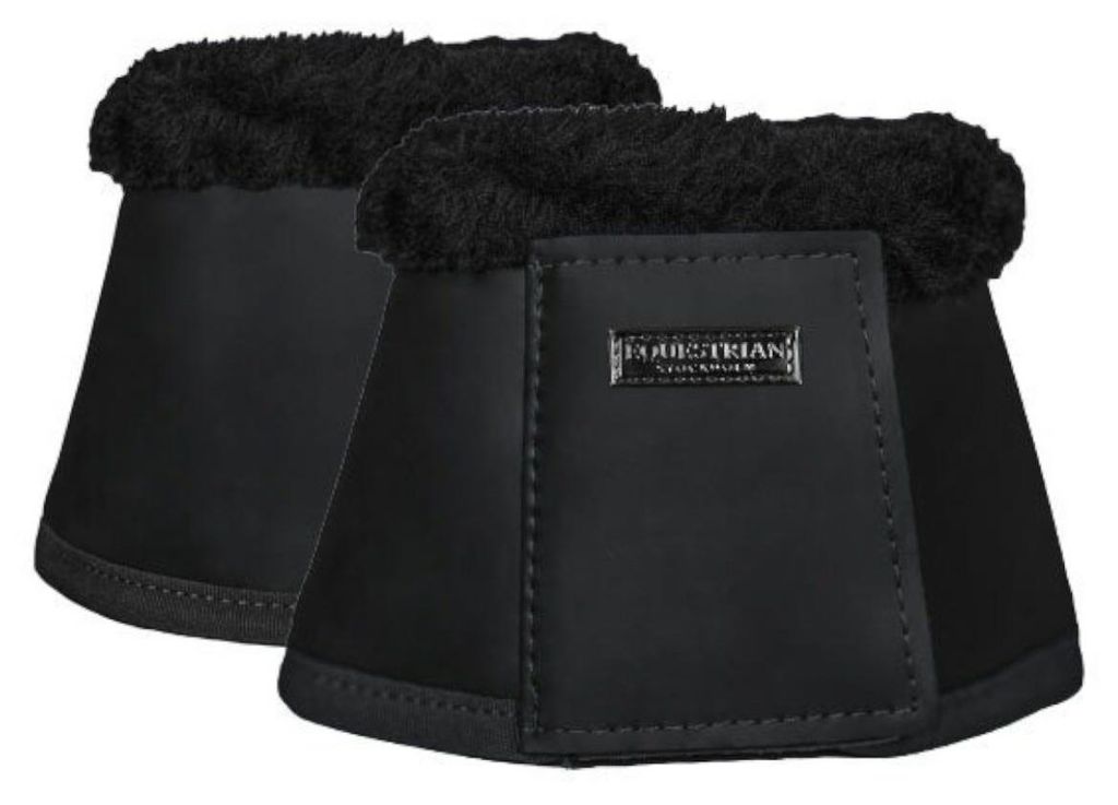 Equestrian Stockholm Hufglocken All Black Hufschutz Black L