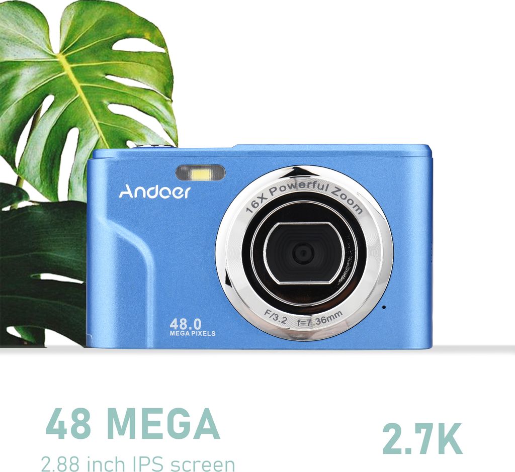 Tragbare Digitalkamera ,1080P Videokamera, 48 MP 2,4'' Produktbild 4
