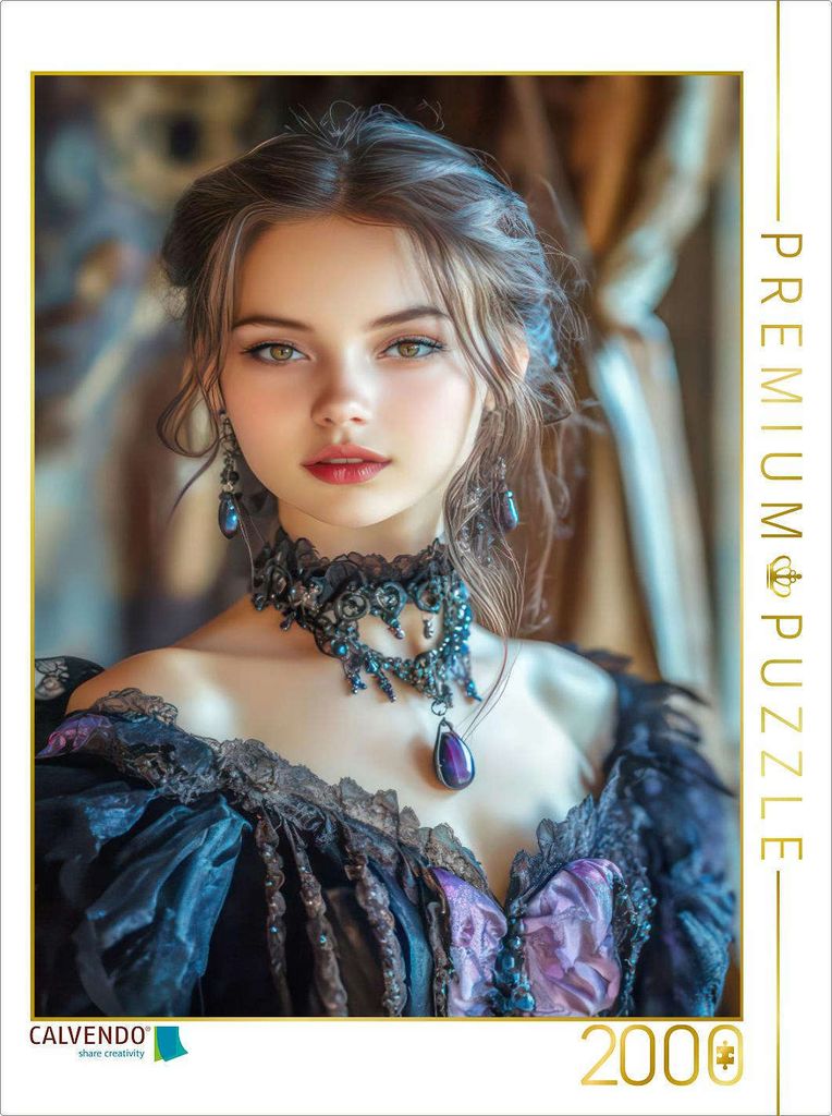 CALVENDO Puzzle Sexy Gothik Frauen | 2000 Teile Lege-Größe 90x67cm Foto-Puzzle für glückliche Stunden