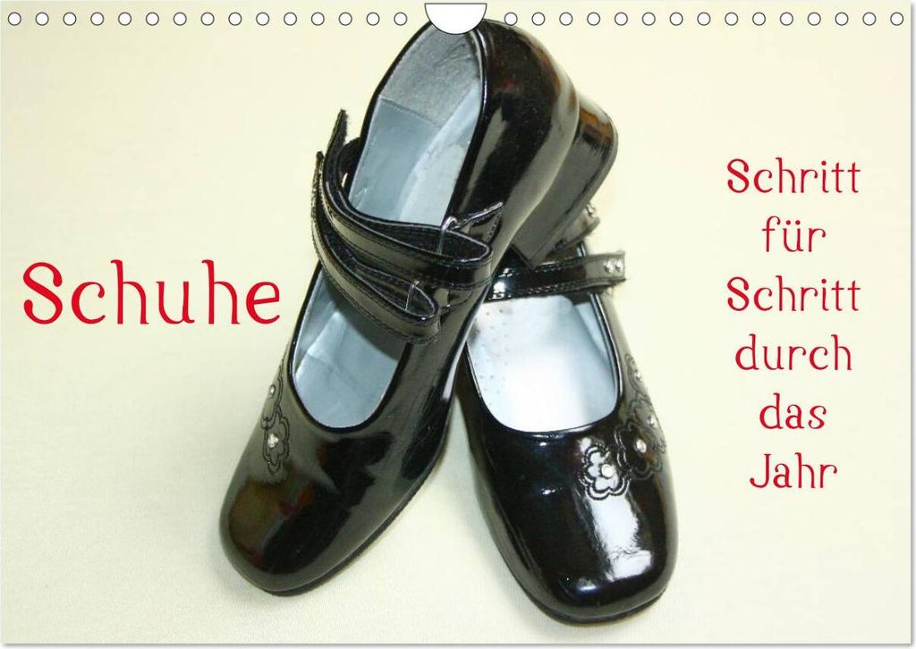 Schuhe - Schritt für Schritt durch das Jahr (Wandkalender 2026 DIN A4 quer), CALVENDO Monatskalender