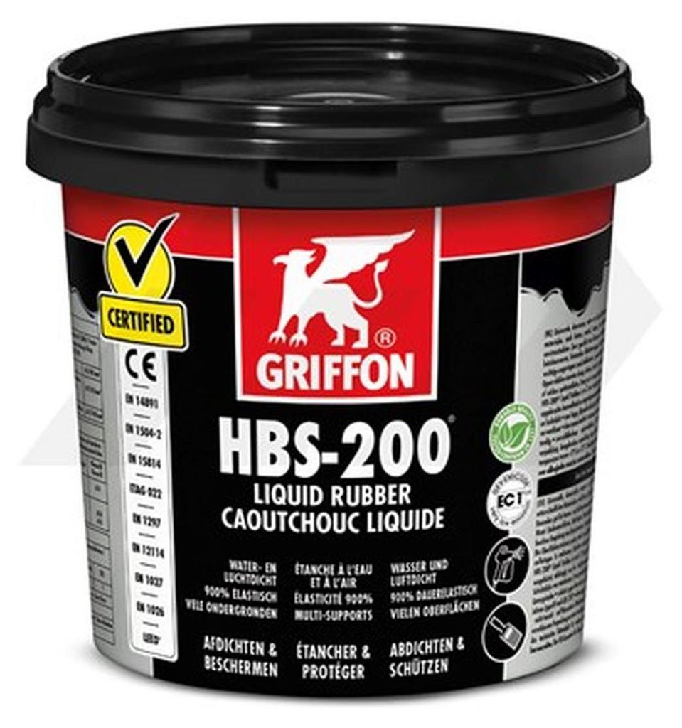 Caoutchouc liquide HBS-200 pour étanchéité GRIFFON pot 1L - Image du produit 