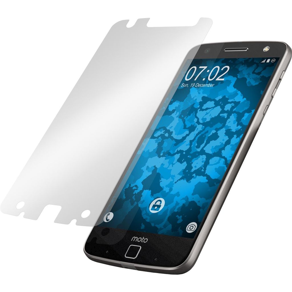 4er-Pack PhoneNatic Displayschutzfolien klar kompatibel mit Lenovo Moto Z Force