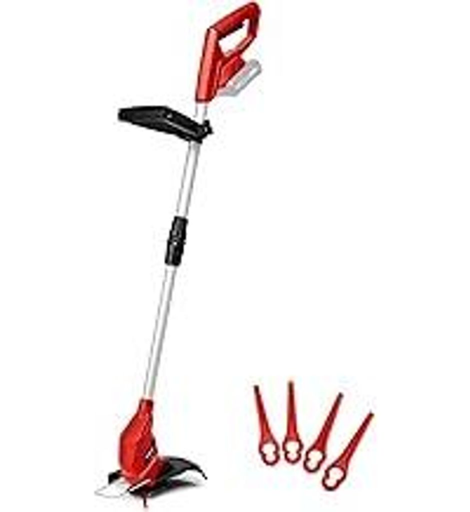 Einhell Akku-Rasentrimmer GC-CT 18/24 Li-Solo Power X-Change (18 V, einstellbarer Teleskop-Führungsholm, inkl. 20 Kunststoffmesser, Flowerguard)