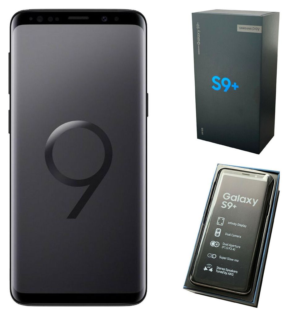 Samsung Galaxy S9+ SM-G965F, 15,8 cm (6.2 Zoll), 1440 x Produktbild 