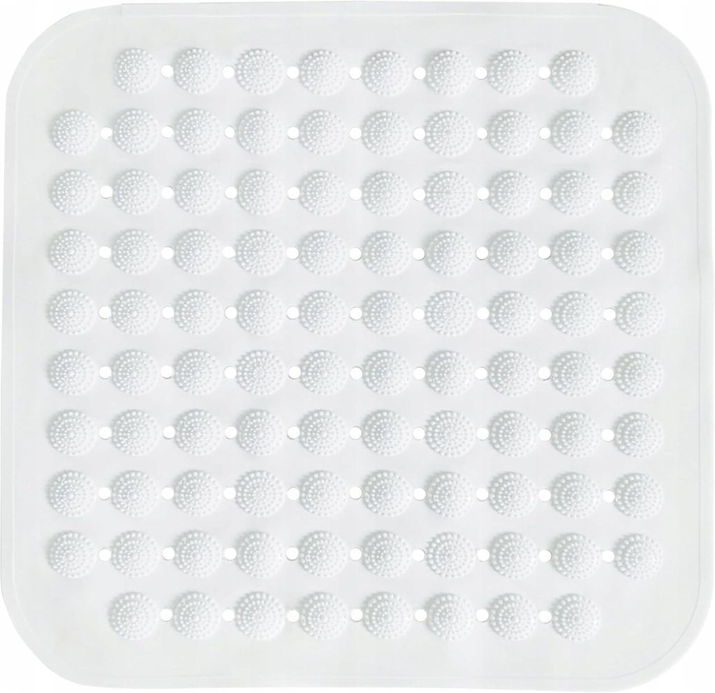 Sepio Badewannenmatte Weiß 43.5 x 43.5  cm, Duschmatte Produktbild 