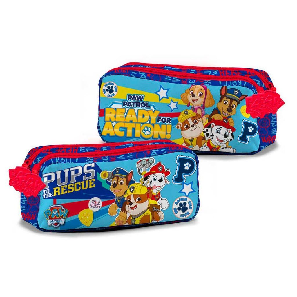 Paw Patrol 2-Zip Schul-Federmäppchen