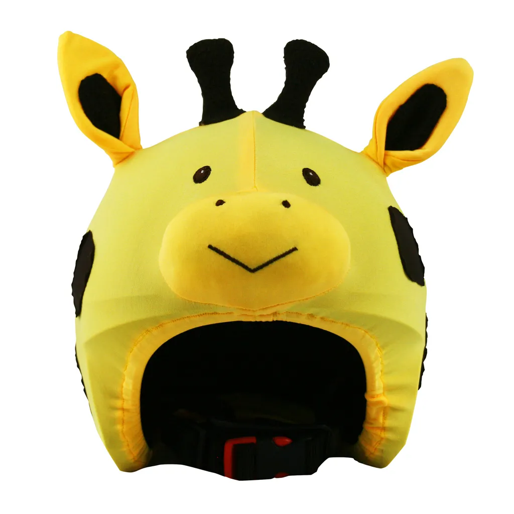 Housse de casque Coolcasc Animaux Girafe - Couvre-casque de Ski Enfant