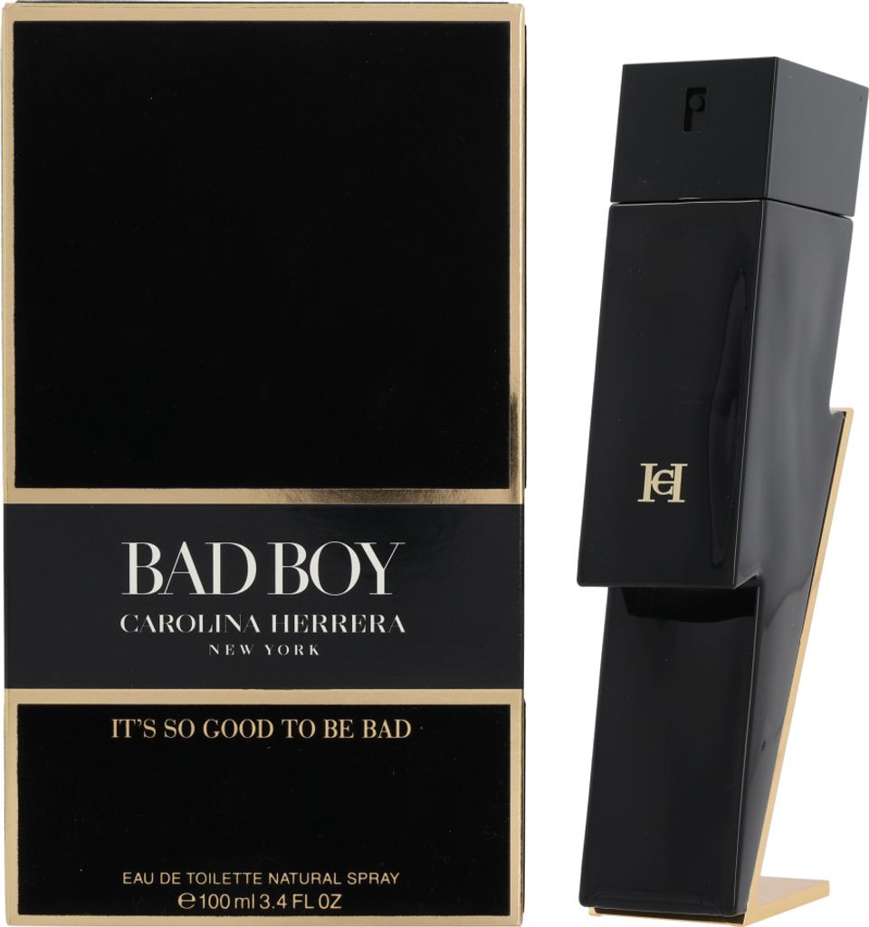 Carolina Herrera Bad Boy, Männer, 100 ml, Bergamotte, Produktbild 