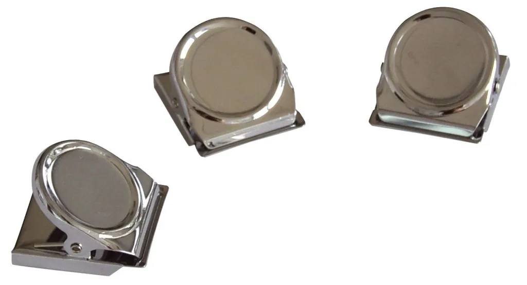 Franken HMC35 Clip magnetica, 40 x 35 mm, 500 g, argento