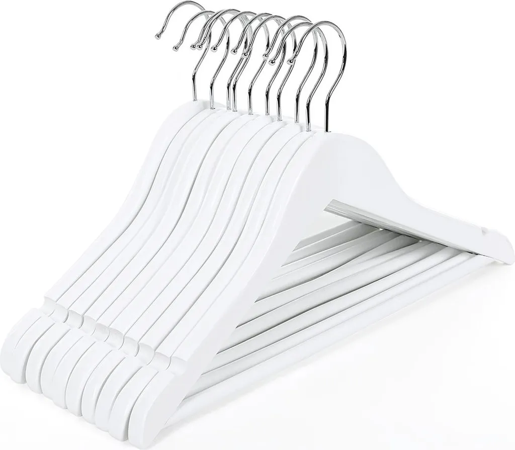 Appendini Bambini Legno Acero Bianco 20pz | Scelta Eco-Friendly