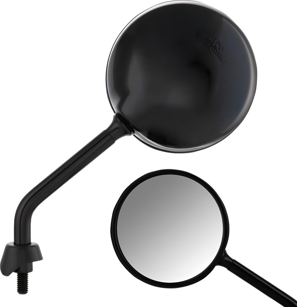 Spiegel SIP Style Shorty Ø 110mm schwarz für Vespa LX, LXV, S, GTS, GTS Super, GTV, GT 60, GT, GT L 50-300ccm