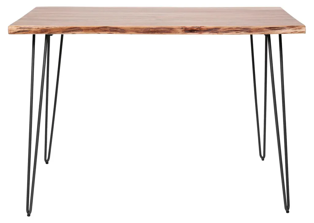 Table stable 130 cm FURNLUX Acacia contre les rayures et l'usure