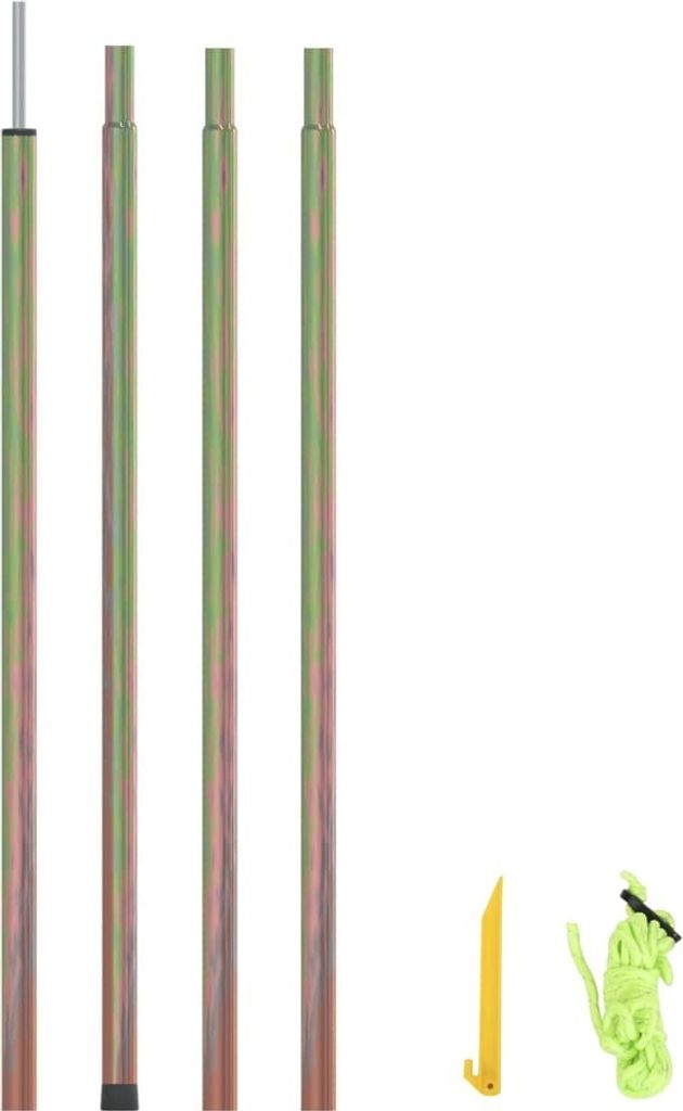 Maison Exclusive - Sonnensegel Stange 250 cm Verzinkter Stahl