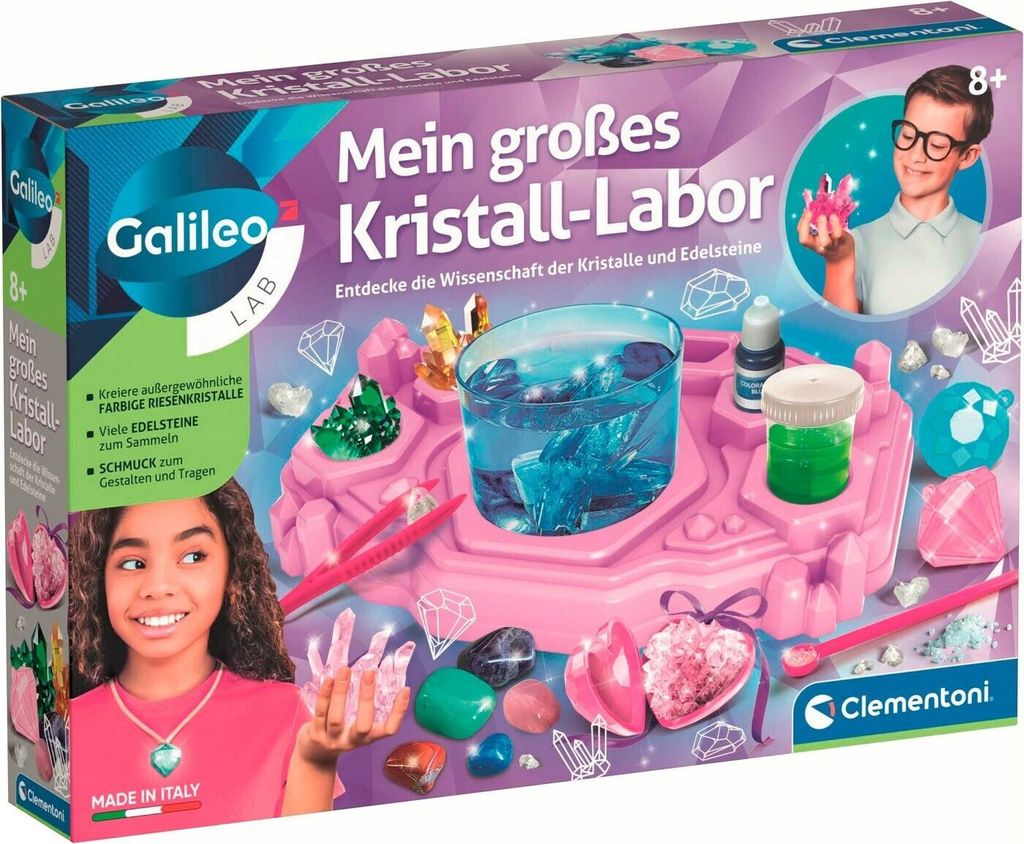 Clementoni Galileo Moje velká křišťálová laboratoř Obrázek produktu 