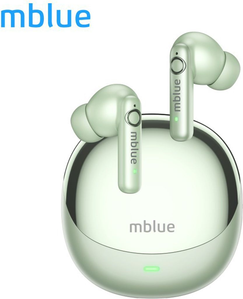 mblue AR09 True Wireless Earbuds BT5.4 Ohrh?rer mit Ger?uschunterdrš¹ckung und wasserdichten Gaming-Sportkopfh?rern Eingebautes Mikrofon Freispre...
