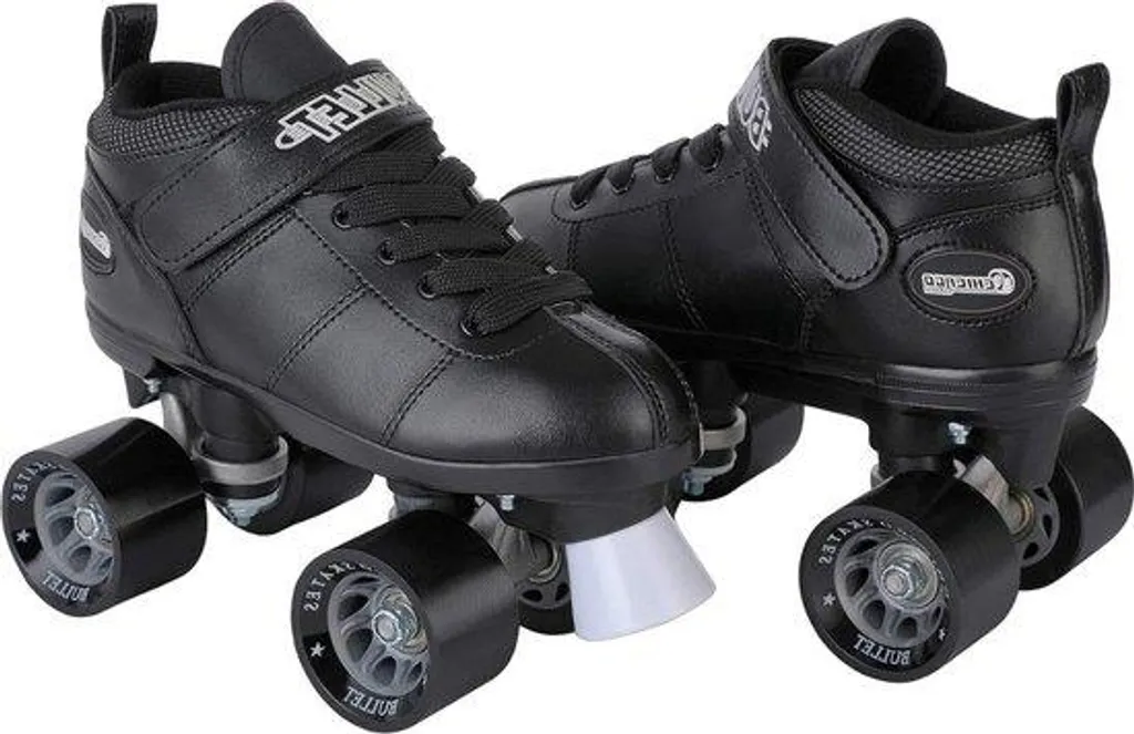 Roller noir homme taille 42 avec frein sécurisé et roulement fluide