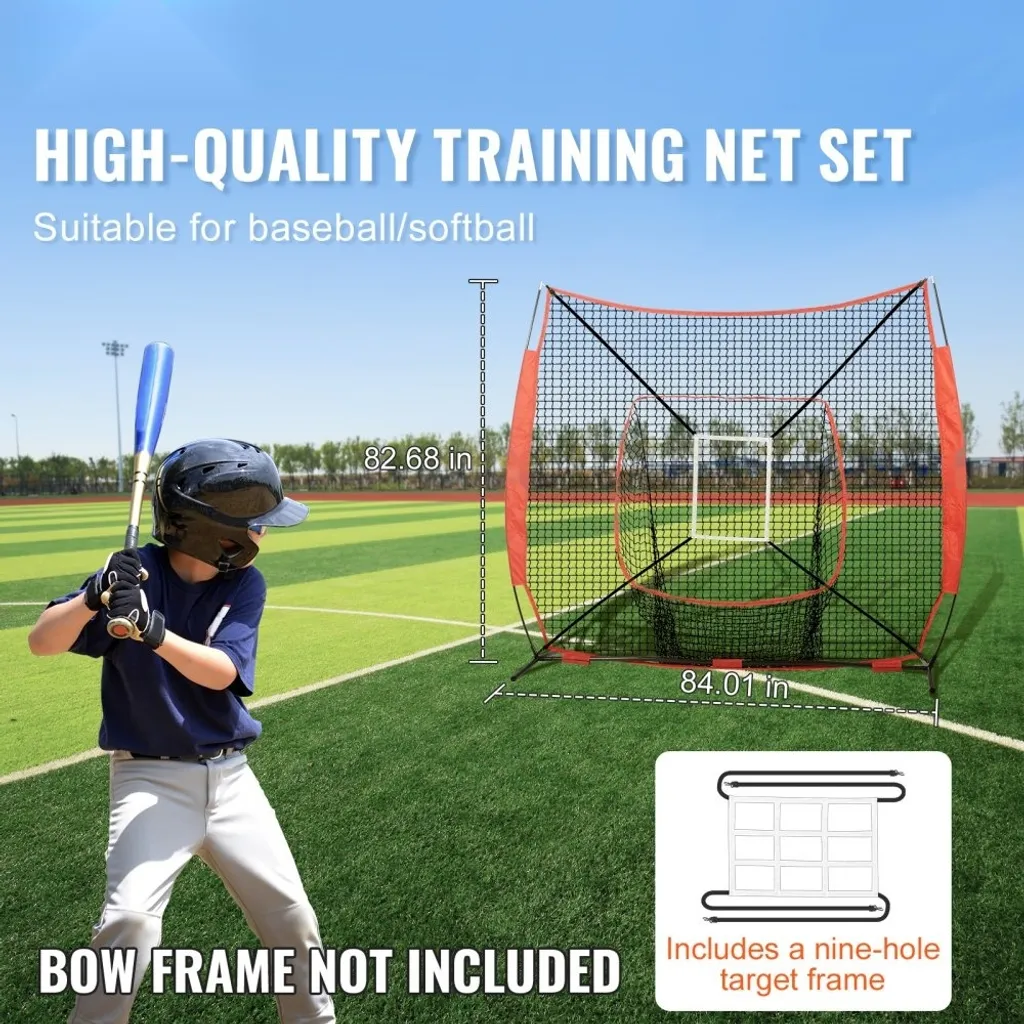 Rete Lanci Baseball SM® 9 Buche - Pronta Consegna 2.13m - 2