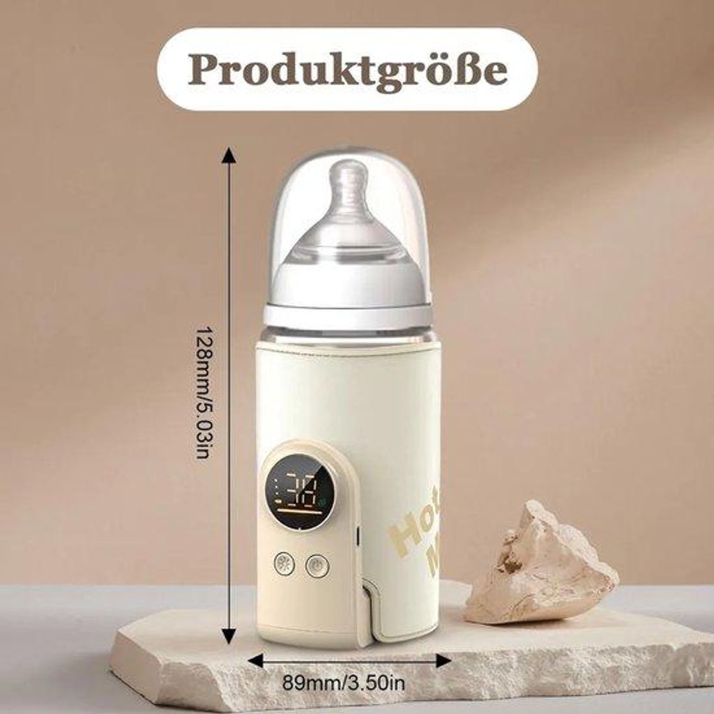 Přenosný ohřívač kojeneckých lahví s baterií o kapacitě Obrázek produktu 