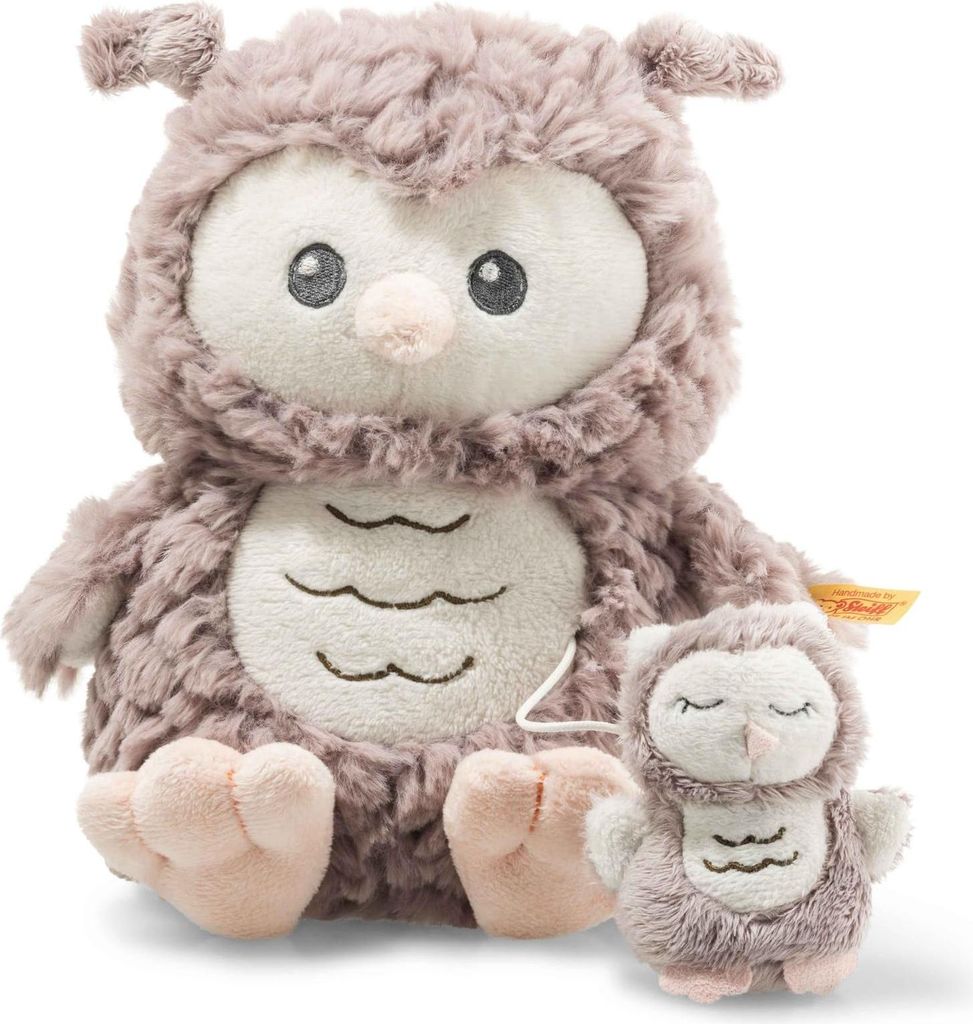 Steiff Plüsch Ollie Eule Spieluhr - Kuscheltier 21 cm Baby Produktbild 