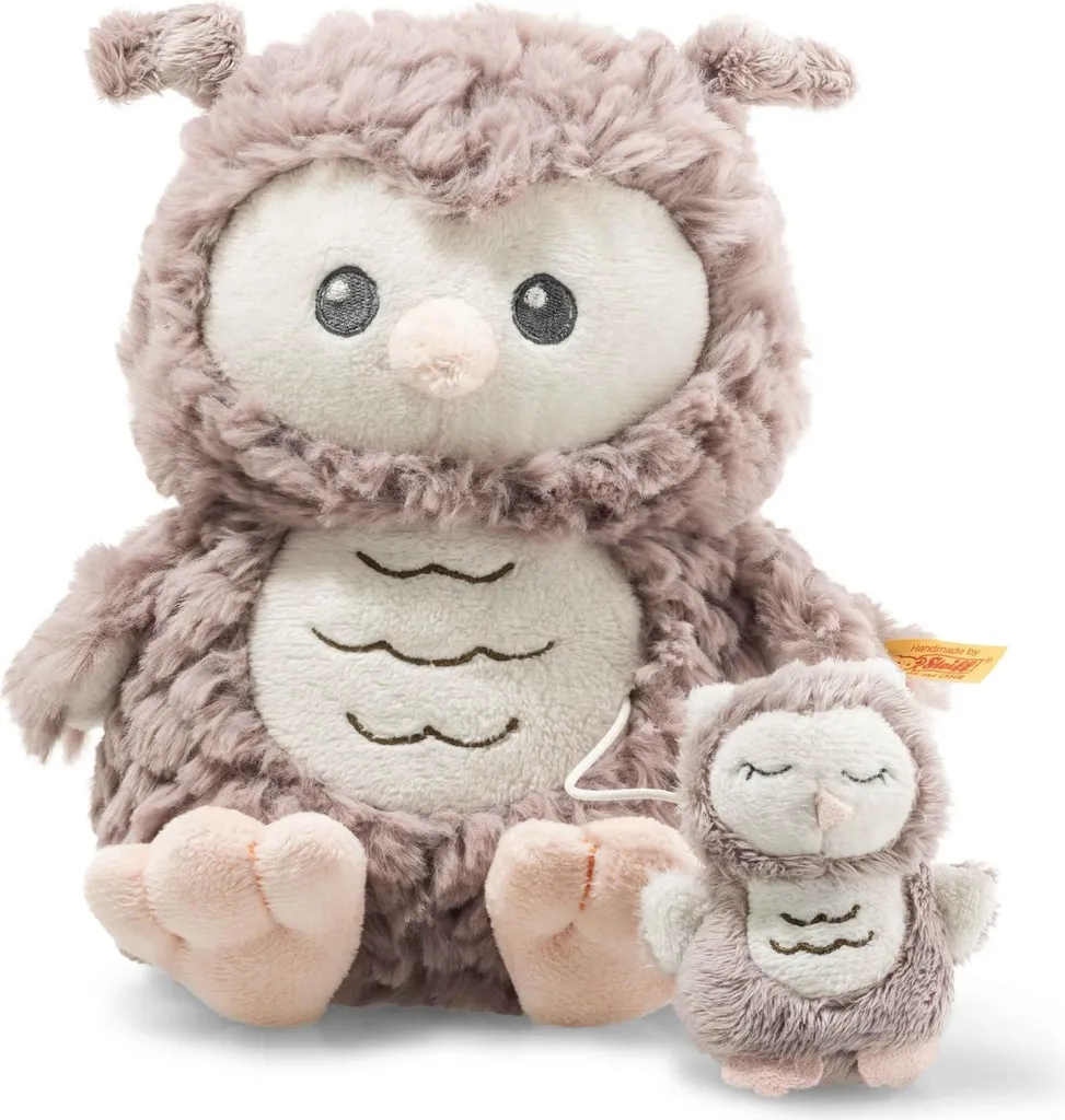 Boîte à Musique Ollie Hibou Steiff pour Rituel du Coucher Bébé 24cm