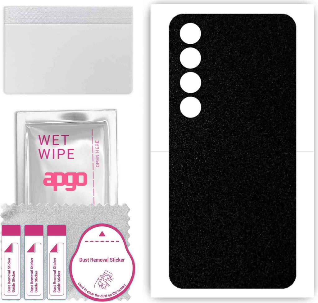 apgo Rückseite Schutzfolie, Skin, kompatibel mit Meizu 20 Infinity, Hinten Displayschutzfolie aus Vinylfolie, kratzfest, einfache Montage - Mattsc...