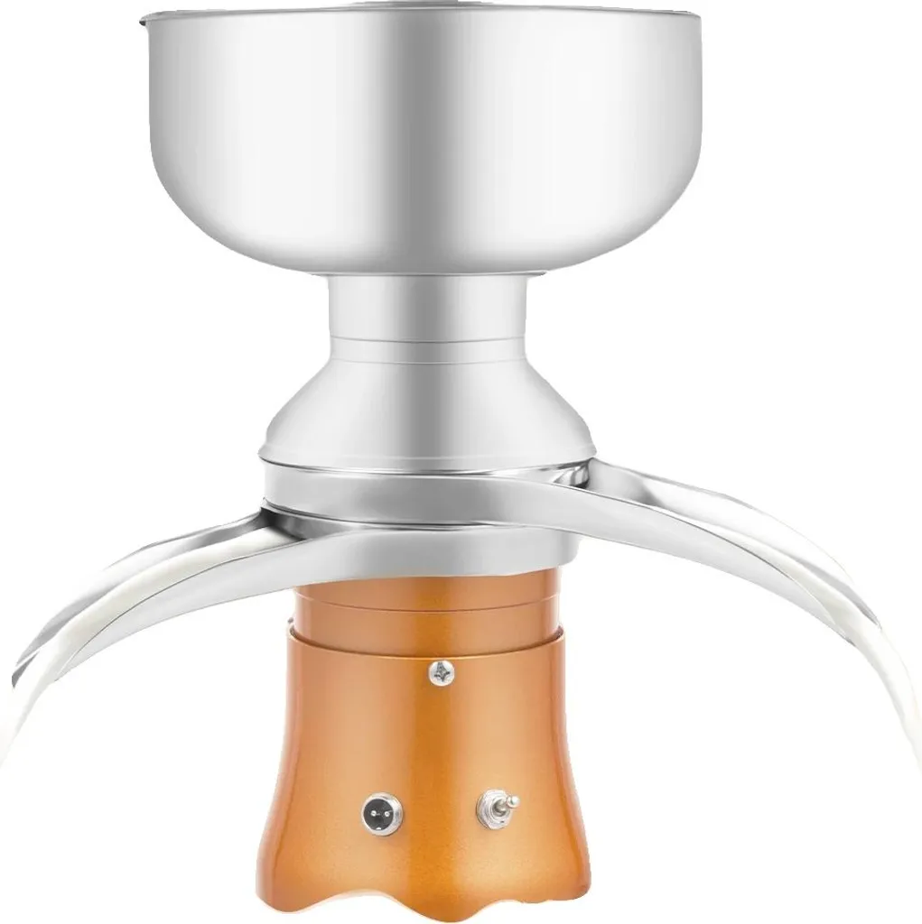 Écrémeuse électrique 5 litres pour lait frais : séparateur 50L/h réglable