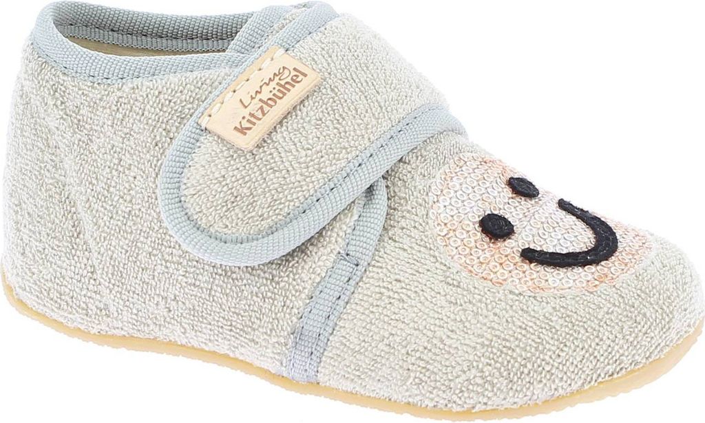 Living Kitzbühel Babyklettschuh Frottee Smiley Sand Größe EU 29