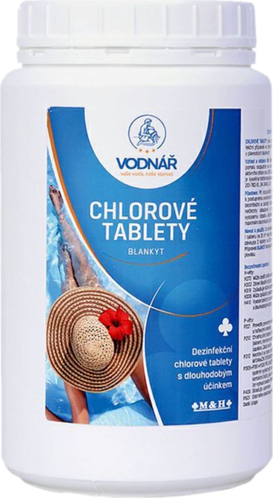 Chlortabletten BLANKYT 200g 1kg VODNAR