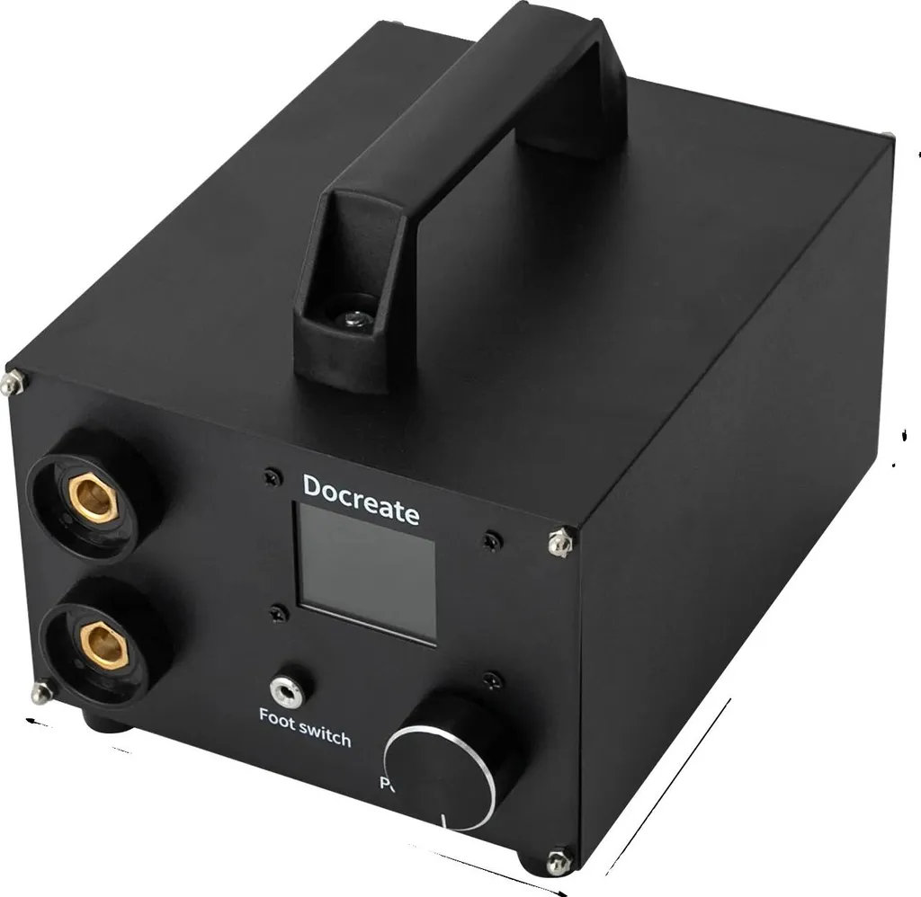 Machine à souder 12V 1400A avec écran LCD intelligent - Modèle Black S