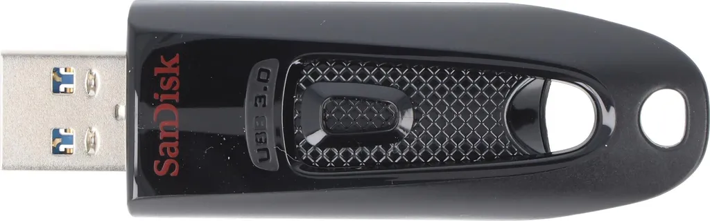 Pen Drive SanDisk Ultra 128 GB USB 3.0 – Fino A 100 MB/s, Ricondizionata, Nera