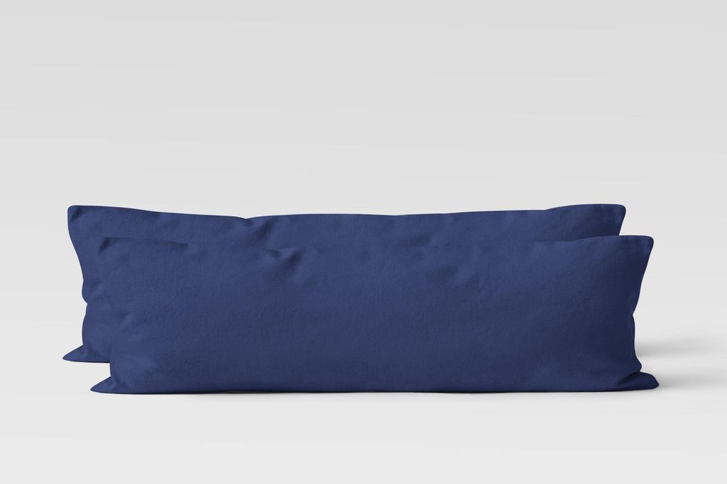 2er Set Renforcé UNI Kissenhüllen 40x145 cm Produktbild 